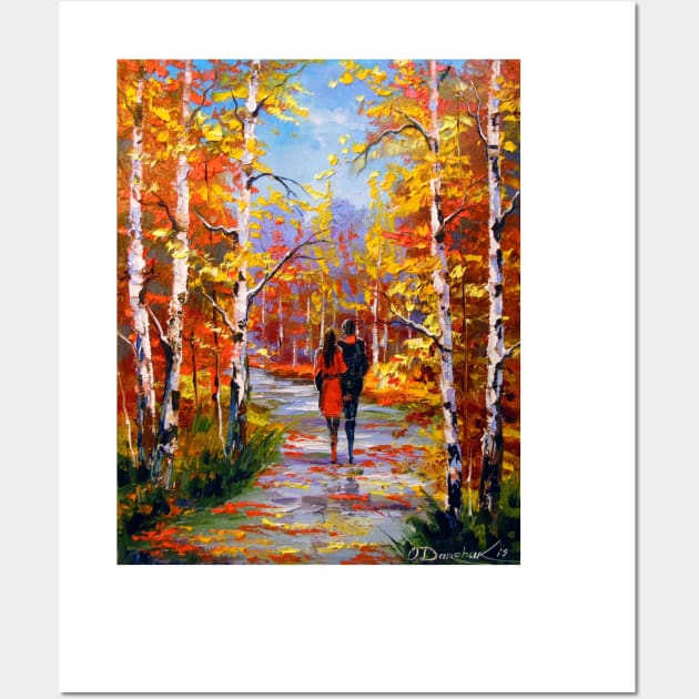 Autumn walk Wall Art by OLHADARCHUKART